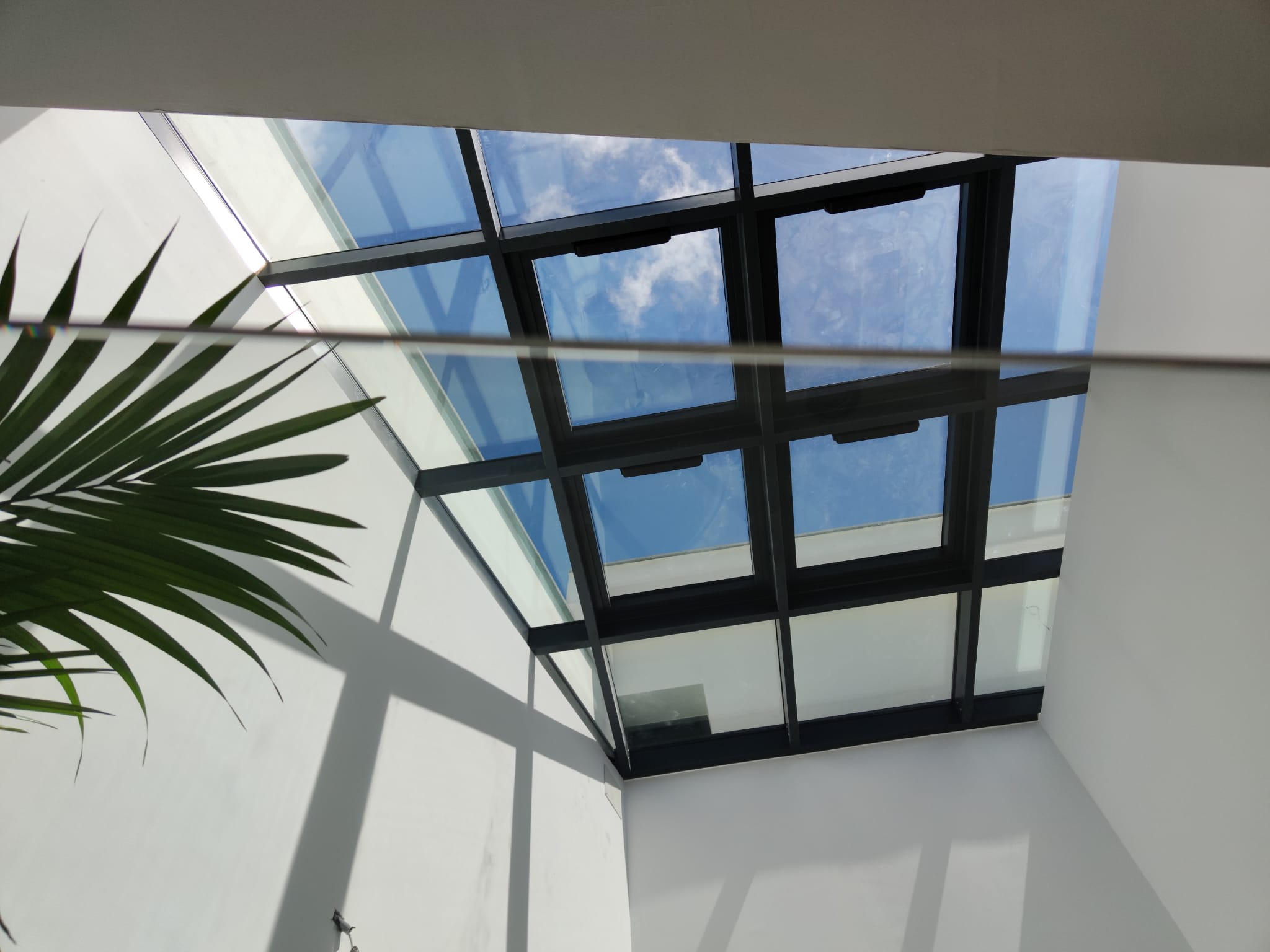Cerramiento de aluminio desde dentro